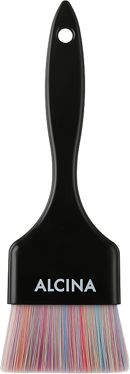 Кисть для окрашивания, размер L, черная, широкая брендированная, 23 см - Alcina Balayage Paintbrush — фото N1
