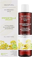 Оживляющий шампунь без сульфатов "Бессмертник Органик" - BioFresh Via Natural Immortelle Organic Vitalizing Sulfate Free Shampoo — фото N2