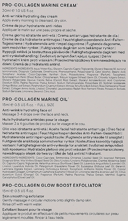 Набор - Elemis The Pro-Collagen Skin Trio Treat (balm/15ml + oil/15ml + cr/30ml)  — фото N3