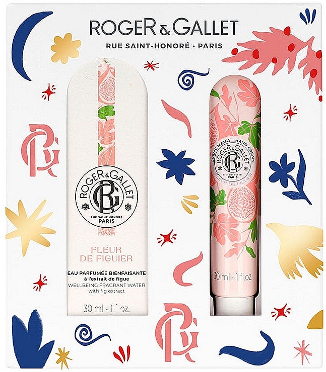 Roger & Gallet Fleur De Figuier Wellbeing Fragrant Water - Набір (f/water/30ml + h/cr/30ml) — фото N1