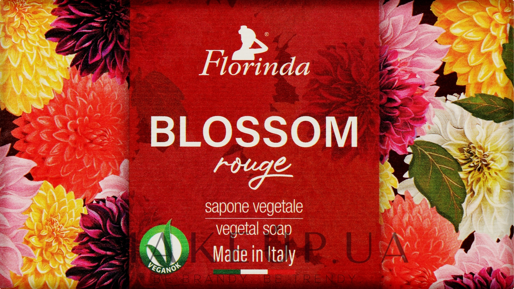 Мило натуральне "Червоні квіти" - Florinda Blossom Rouge Natural Soap — фото 200g