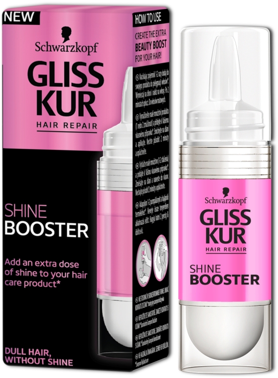 Бьюти-бустер "Блеск" для тусклых волос, лишенных блеска - Gliss Kur Beauty Booster