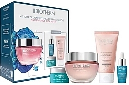 Духи, Парфюмерия, косметика Набор - Biotherm Aquasource (f/cr/50ml + f/foam/50ml + elixir/7ml + eye/cr/5ml)