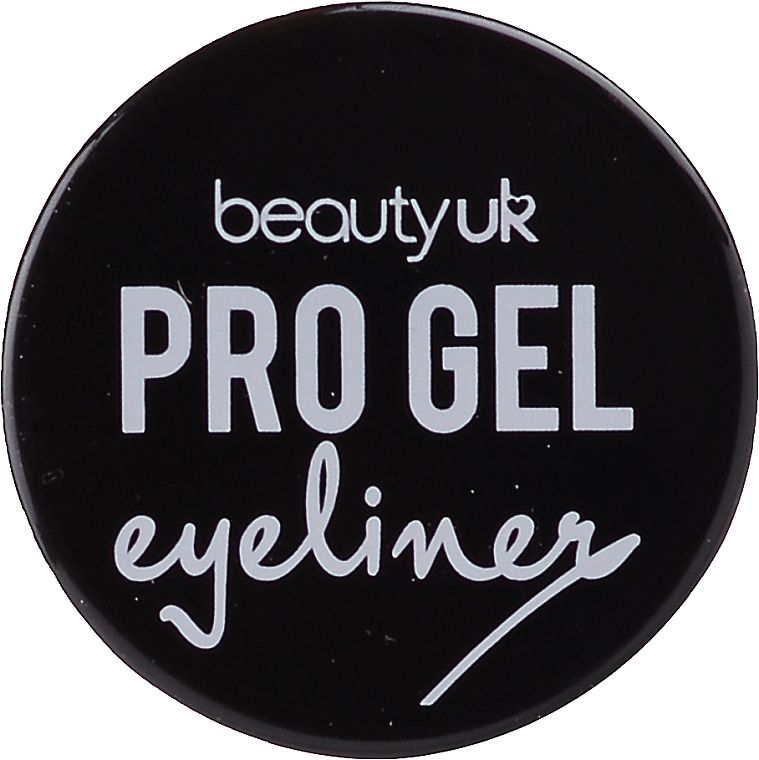 Водостойкая подводка для глаз - Beauty UK Pro Gel Eyeliner — фото N2