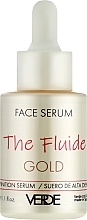 Духи, Парфюмерия, косметика Сыворотка флюид для лица "The Fluide Gold" - Verde Face Serum