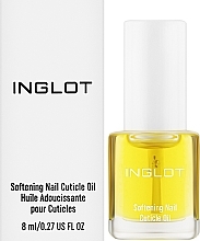 Олія для пом'якшення кутикули - Inglot Softening Cuticle Oil Nails — фото N2