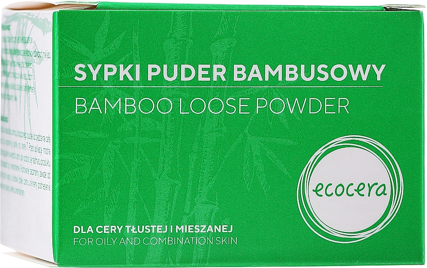 Матувальна бамбукова пудра для обличчя - Ecocera Bamboo Face Powder