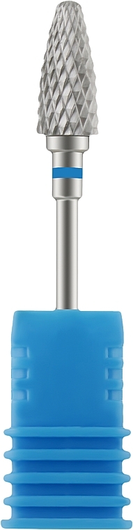 Насадка для фрезера твердосплав Flame, синя - Vizavi Professional