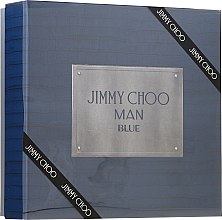 Парфумерія, косметика Jimmy Choo Man Blue - Набір (edt/100ml + ash/balm/100ml + edt/7.5 ml)