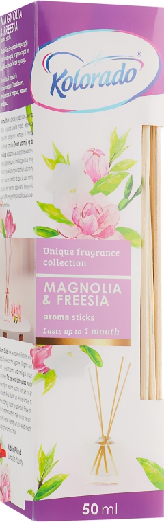 Аромадифузор "Магнолія і фрезія" - Kolorado Aroma Sticks Magnolia & Freesia — фото N1