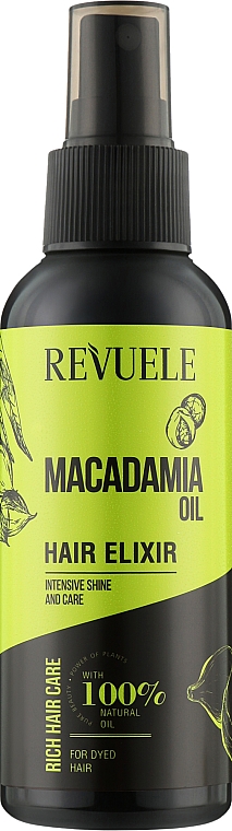 Еліксир для волосся - Revuele Macadamia Oil Hair Elixir — фото N1