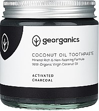 Натуральная зубная паста - Georganics Activated Charcoal Natural Toothpaste — фото N1