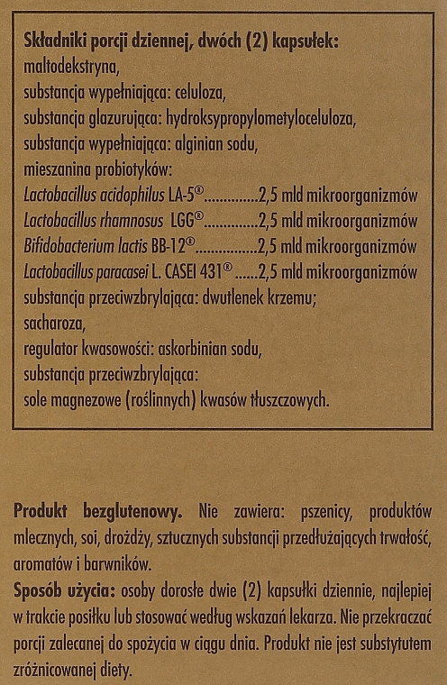 Комплексні пробіотики "Мульти-біліон дофілус" - Solgar Advanced Multi-Billion Dophilus Food Supplement — фото N3