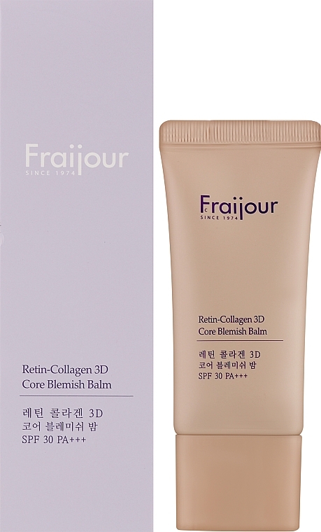 Легкий ВВ-крем з колагеном та ретинолом - Fraijour Retin-Collagen 3D Core Blemish Balm SPF 30 PA+++ — фото N2