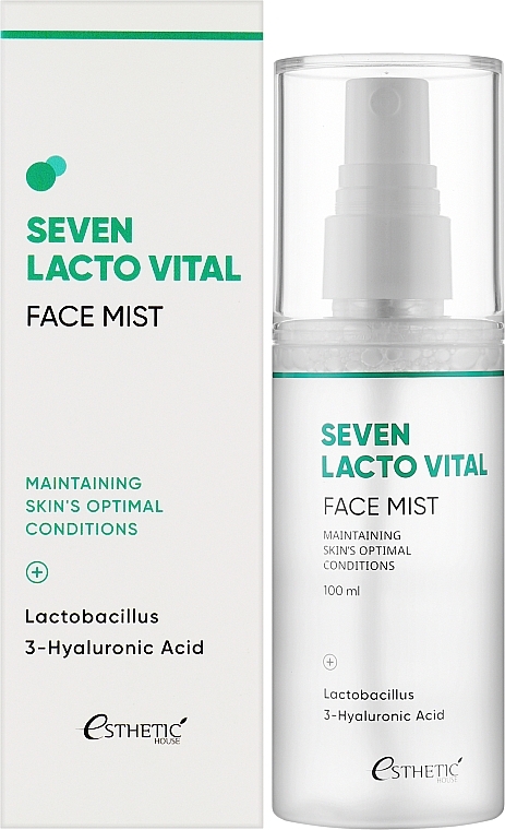 Міст для обличчя з лактобактеріями - Esthetic House Seven Lacto Vital Face Mist — фото N2