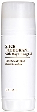 Парфумерія, косметика Дезодорант-стік з ароматом лимона - Rumi Stick Deodorant with May Chang Oil
