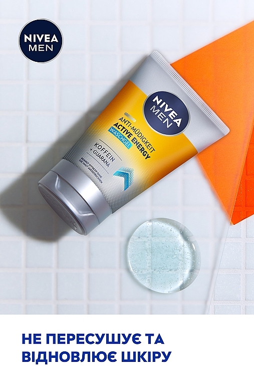 Гель для умывания против усталости "Активная энергия" - NIVEA MEN Anti Tiredness Active Energy Face Cleansing Gel — фото N3