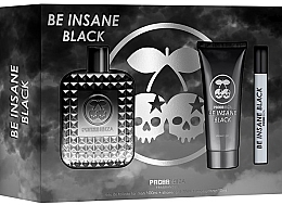 Парфумерія, косметика Pacha Ibiza Be Insane Black - Набір (edt/100ml + edt/10ml + ash/75ml)