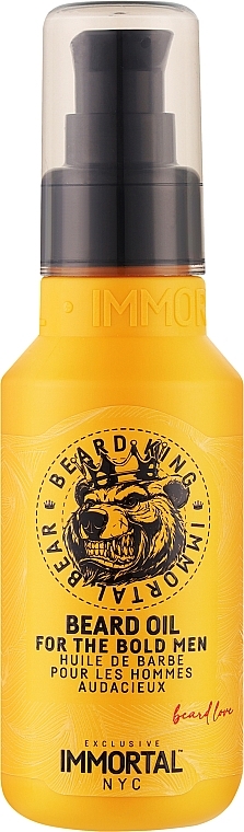 Олія для догляду за бородою - Immortal NYC Bear Beard Oil — фото N1