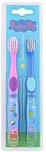 Набор детских зубных щеток, 2 шт - Peppa Pig Toothbrush Twin Pack — фото N1