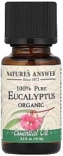 Парфумерія, косметика Органічна ефірна олія "Евкаліпт" - Nature's Answer Pure Eucalyptus Essential Oil