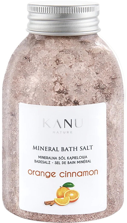 Мінеральна сіль для ванни "Апельсин з корицею" - Kanu Nature Orange Cinnamon Mineral Bath Salt — фото N1