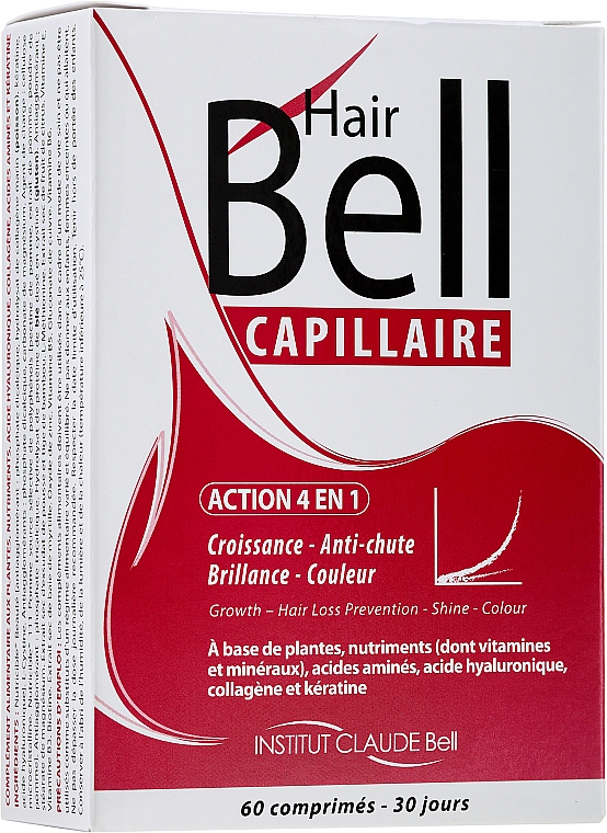 Пищевая добавка для укрепления волос - Institut Claude Bell Hairbell Capillary — фото N1