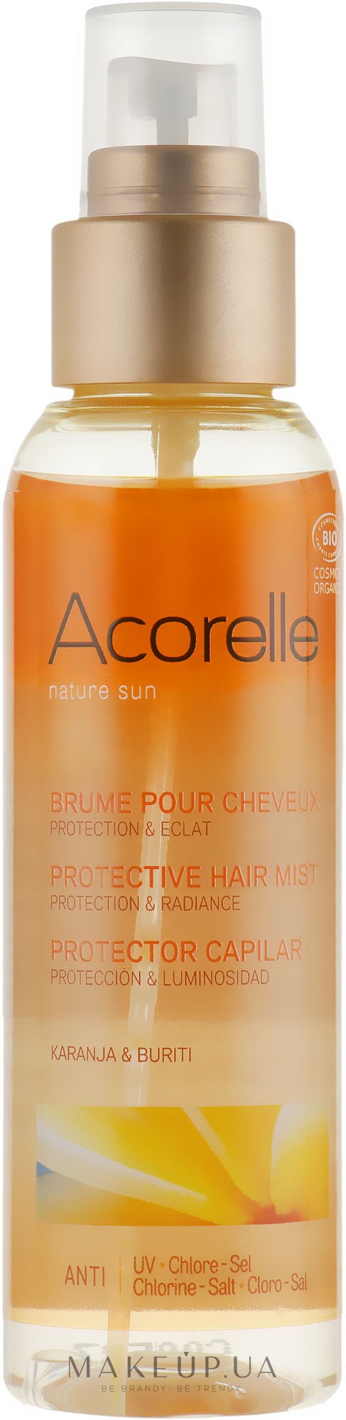 Защитный двухфазный спрей для волос - Acorelle Nature Sun Protective Hair Mist — фото 100ml