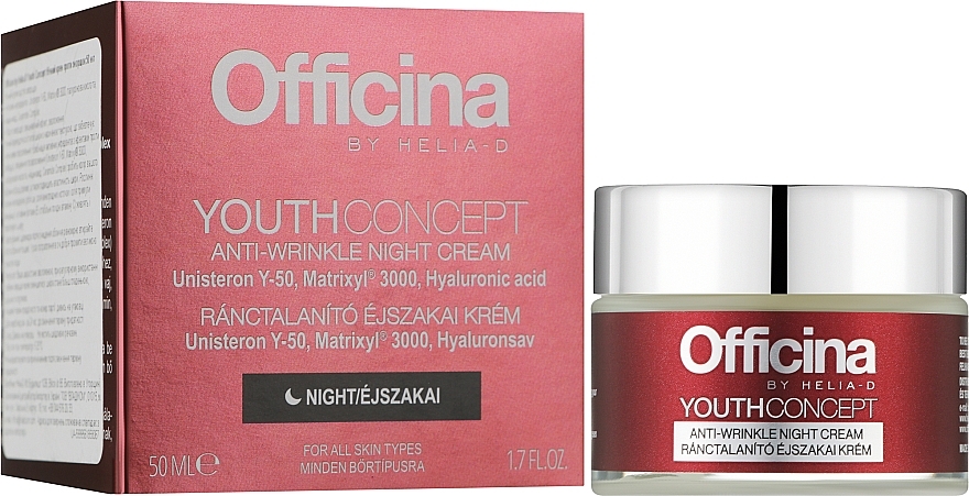 Крем для лица против морщин, ночной - Helia-D Officina Youth Concept Anti-Wrinkle Night Cream — фото N2