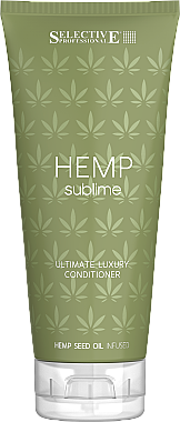 Кондиционер увлажняющий для сухих и поврежденных волос - Selective Professional Hemp Sublime Conditioner — фото N1