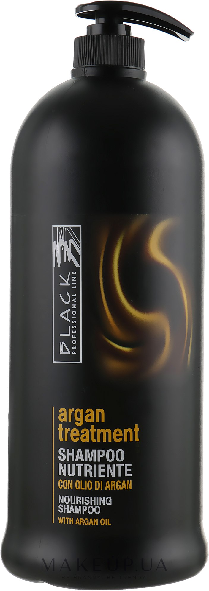 Шампунь с аргановым маслом, кератином и коллагеном - Black Professional Line Argan Treatment Shampoo — фото 1000ml