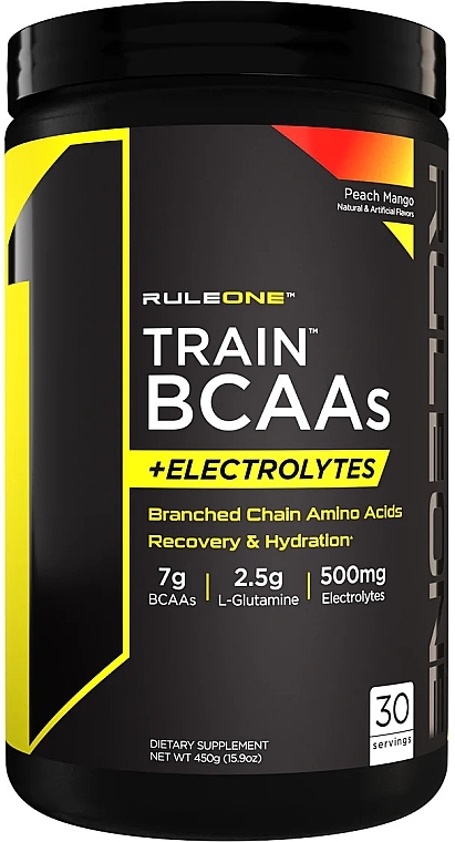 Амінокислотний комплекс - Rule One Train BCAAs +Electrolytes Orange Burst — фото N1