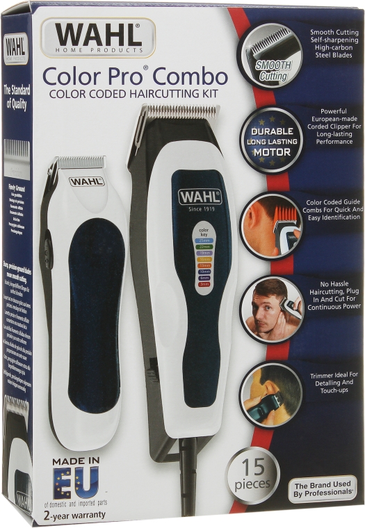Машинка для стрижки волосся - Wahl Color Pro Combo — фото N4