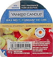 Парфумерія, косметика Ароматичний віск "Тропічна карамбола" - Yankee Candle Tropical Starfruit Wax Melt