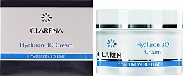 Духи, Парфюмерия, косметика Ультраувлажняющий крем с тремя видами гиалуроновой кислоты - Clarena Hyaluron 3D Cream
