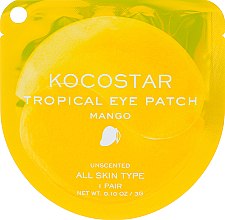 Гидрогелевые патчи для глаз "Тропические фрукты. Манго" - Kocostar Tropical Eye Patch Mango — фото N1