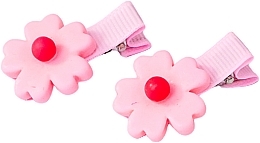 Заколка для волос с цветком, пудрово-розовый - Lolita Accessories — фото N1