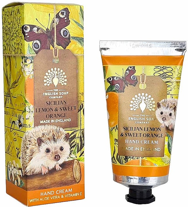 Крем для рук "Сицилійський лимон і солодкий апельсин" - The English Soap Company Anniversary Sicilian Lemon and Sweet Orange Hand Cream — фото N1