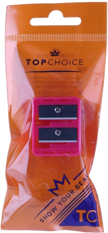 Подвійна стругачка для олівців, 2199, рожева - Top Choice — фото N1