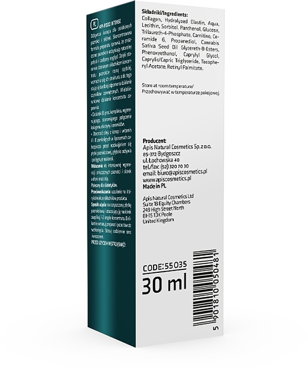 Коллагеновый концентрат для ногтей - Apis Professional Api-Podo Intense Regenerating Collagen Concentrate — фото N2