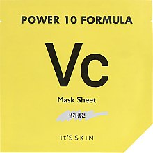 Парфумерія, косметика Тканинна маска, тонізувальна - It's Skin Power 10 Formula Mask Sheet VC