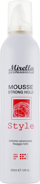 Мус сильної фіксації для волосся - Mirella Style Mousse Strong Hold — фото N1