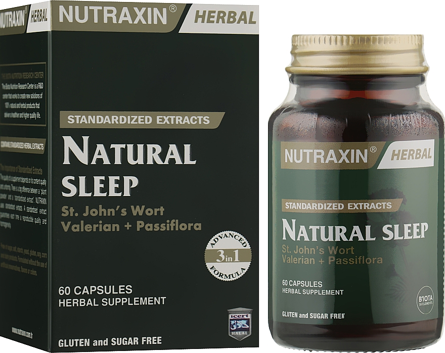 Рослинна добавка "Natural Sleep" - Nutraxin — фото N2