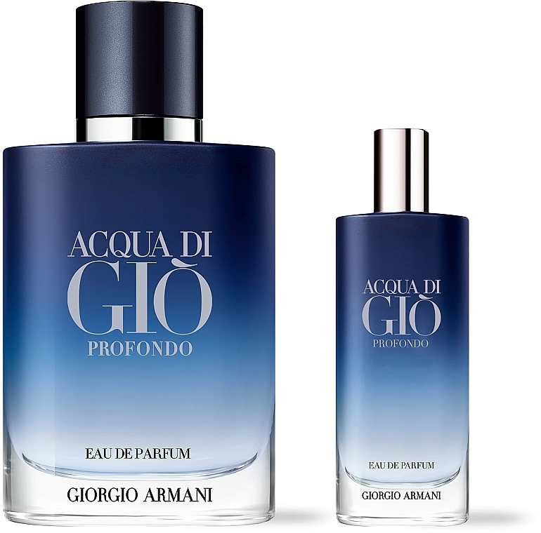 Giorgio Armani Acqua Di Gio Profondo - Набір (edp/100ml + edp/mini/15ml) — фото N2