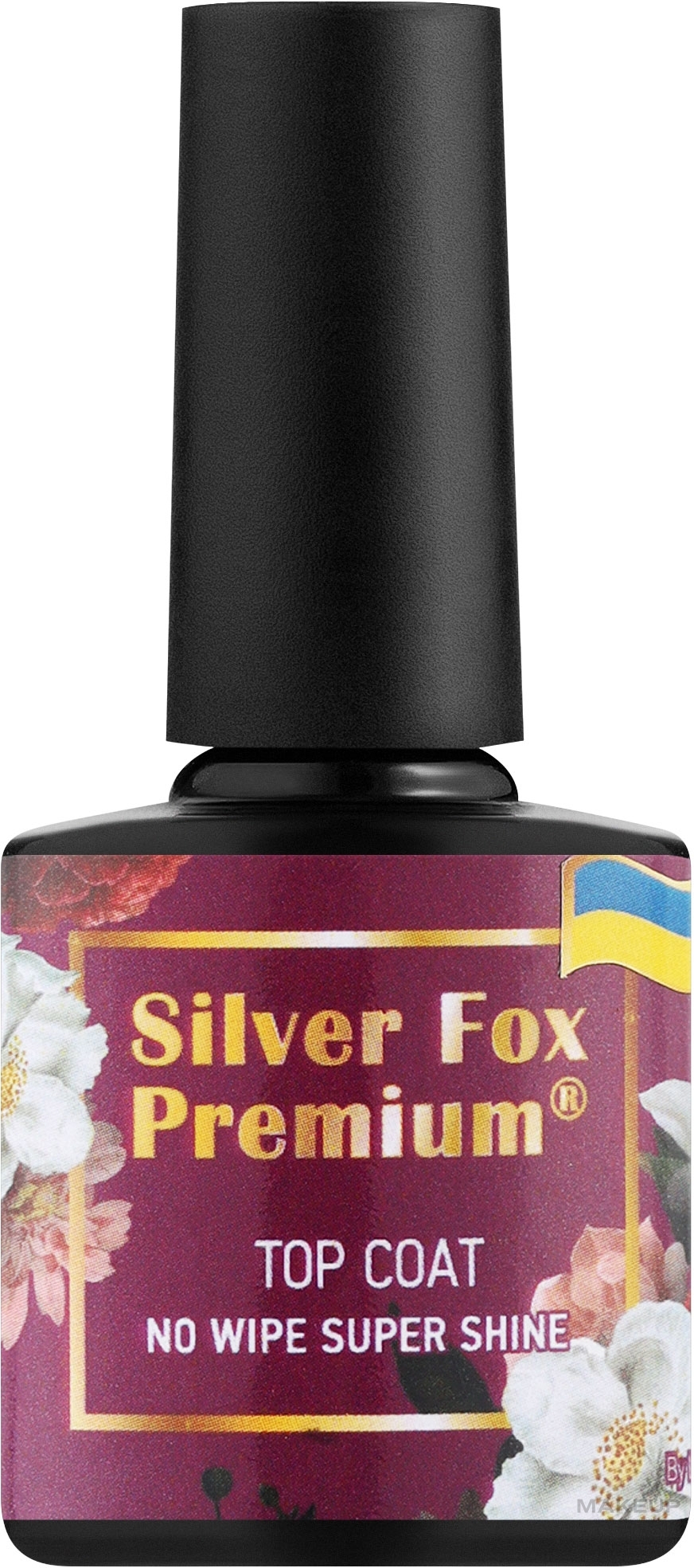 Топ для гель-лака, 8 мл - Silver Fox Rose Heart Clear — фото 8ml