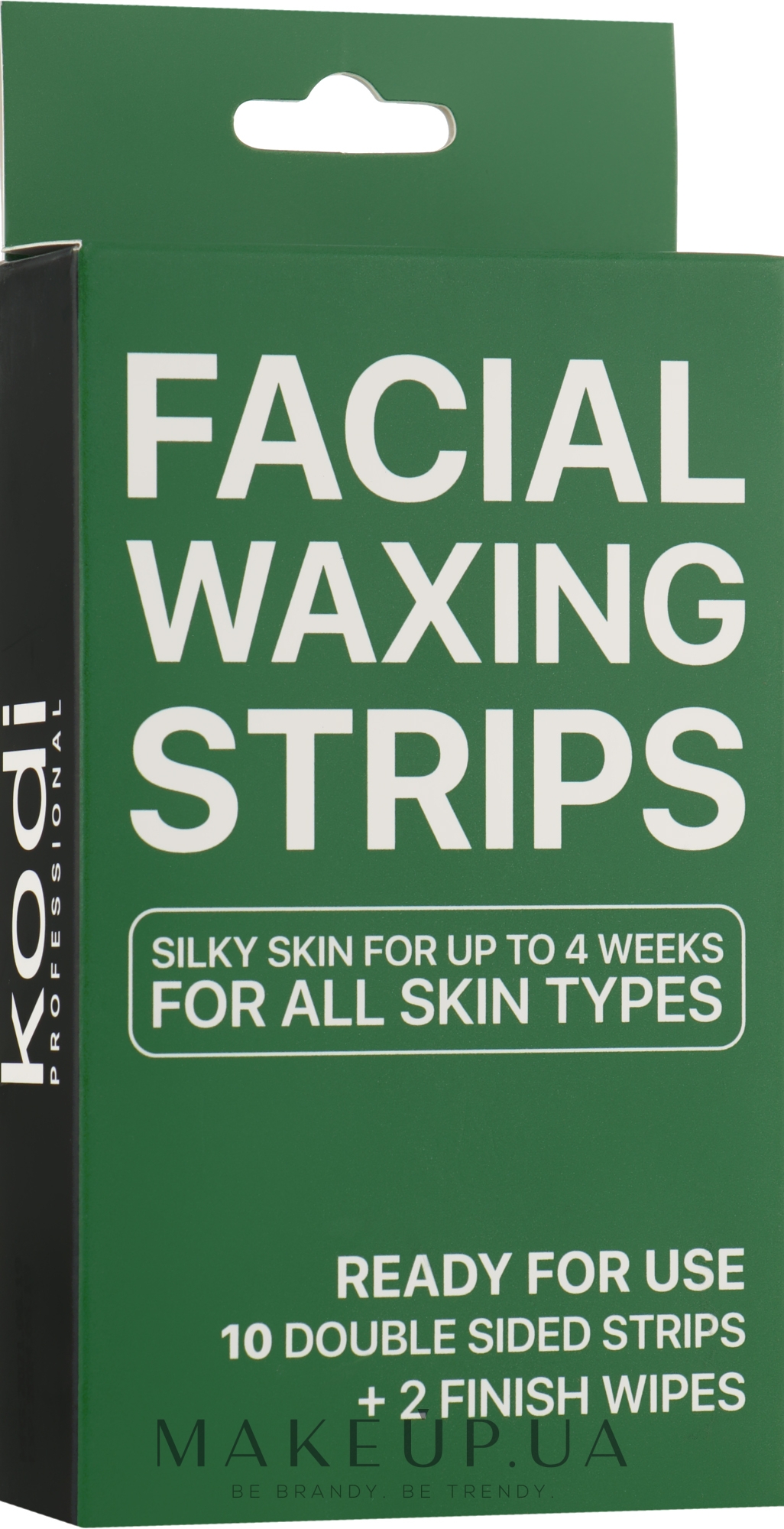 Восковые полоски для лица - Kodi Professional Facial Waxing Strips — фото 10шт
