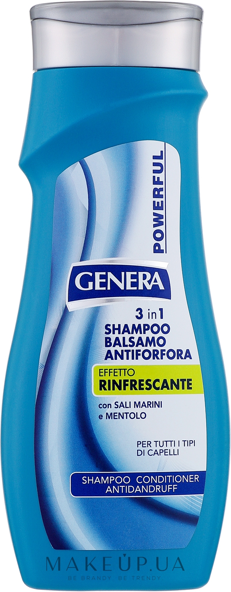 Шампунь-бальзам 3 в 1 проти лупи - Genera Powerful Shampoo & Balsamo — фото 300ml