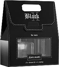 Jean Marc X Black - Набор (deo/spray/150ml + a/sh/lot/100ml) — фото N1