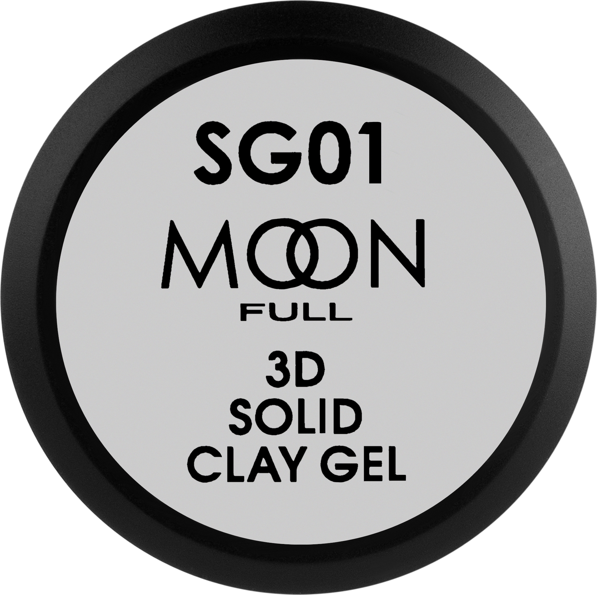 Гель-пластилин для дизайна ногтей - Moon Full 3D Solid Glay Gel — фото SC01