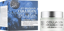 Денний крем проти старіння з колагеном та мінералами Мертвого моря - Dead Sea Collection Anti Aging Formula Collagen Day Cream — фото N2